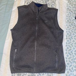 Vineyard Vines Mens Large Heathered Grey Vest